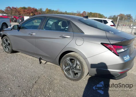 2022 Hyundai Elantra Hybrid Limited from USA, damaged, VIN KMHLN4AJ0NU021083